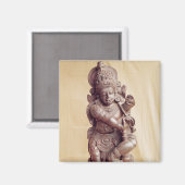 南インドのドゥルガ マグネット (正面/裏面)