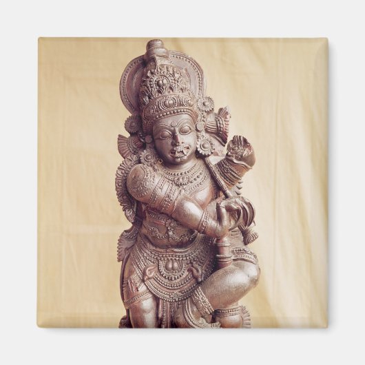 南インドのドゥルガ マグネット (正面)