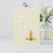 南インドのヒンズー教の結婚式招待状 招待状 (スタンド正面)