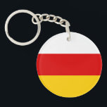 南オセチアの旗 キーホルダー<br><div class="desc">南オセチアの愛国旗</div>