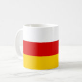 南オセチアの旗 コーヒーマグカップ (正面左)