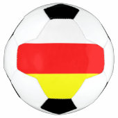 南オセチアの旗 サッカーボール (正面)