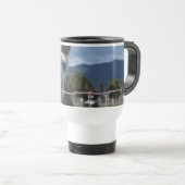 南オレゴンのおもしろいな微笑のラマ トラベルマグ (正面右)