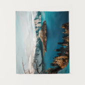 南オレゴン州のクレーター湖 タペストリー (正面)