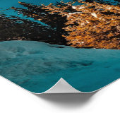 南オレゴン州クレーター湖ポスター ポスター (角)