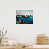 南オレゴン州クレーター湖ポスター ポスター (キッチン)