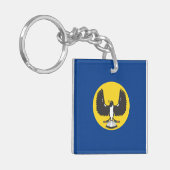 南オーストラリアのオーストラリアの旗 キーホルダー (正面左)