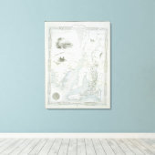 南オーストラリアの一部、ワールド・マのシリーズから キャンバスプリント (インサイチュ (ウッドフロア))