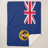 南オーストラリア国旗(オーストラリア州) (SA) シェルパブランケット (正面)