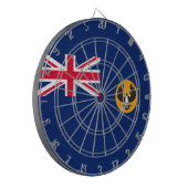 南オーストラリア国旗(オーストラリア州) (SA) ダーツボード (正面左)