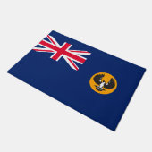 南オーストラリア国旗(オーストラリア州) (SA) ドアマット (アングル)