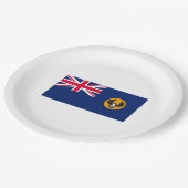 南オーストラリア国旗(オーストラリア州) (SA) ペーパープレート (アングル)