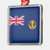 南オーストラリア国旗(オーストラリア州) (SA) メタルオーナメント (左)