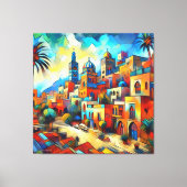 南オ疑問に思ロロッコ：アッサ キャンバスプリント (正面)