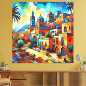 南オ疑問に思ロロッコ：アッサ キャンバスプリント (インサイチュ (リビング))