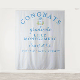 南カウボーイモノグラム卒業写真の背景 タペストリー