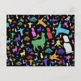 南カラフルアメリカ ポストカード