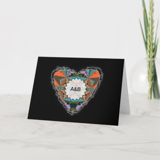 南カラフル西部の幾何学模様 シーズンカード (正面)