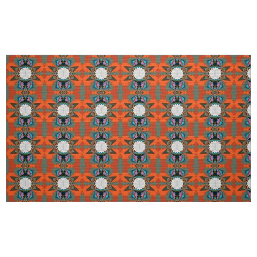 南カラフル西部の幾何学模様 ファブリック (ファットクォーター)