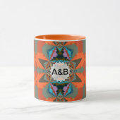 南カラフル西部の幾何学模様 マグカップ (中央)