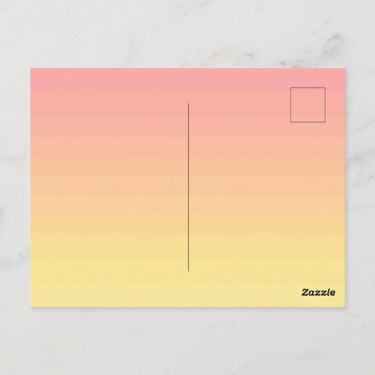 南カリフォルニアのはがきからの挨拶 ポストカード (裏面)