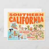 南カリフォルニアのはがき ポストカード (正面/裏面)