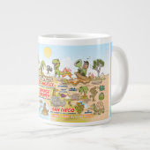 南カリフォルニアのジャンボマグ ジャンボコーヒーマグカップ (正面右)