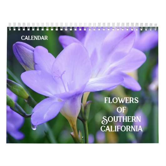 南カリフォルニアのソカル暦の花 カレンダー (カバー)