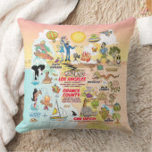 南カリフォルニアの夕日 クッション (ブランケット)