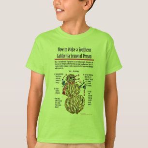 南カリフォルニアの季節の人のシャツ Tシャツ