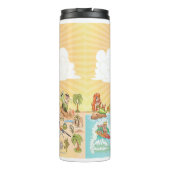 南カリフォルニアの漫画 タンブラー (裏面)