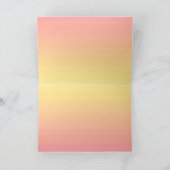 南カリフォルニアカードからの挨拶空白の カード (内部)