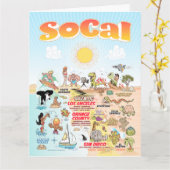 南カリフォルニアカ空白のード カード (黄色い花)