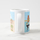 南カリフォルニアビーチライフジャンボマグ ジャンボコーヒーマグカップ (裏面)