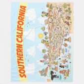 南カリフォルニアフリースブランケット フリースブランケット (正面)