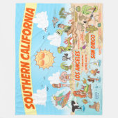 南カリフォルニアフリースブランケット フリースブランケット (正面)