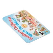 南カリフォルニア土産磁石 マグネット (右側)