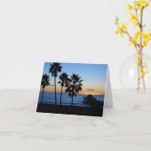 南カリフォルニア埠頭 カード (黄色い花)