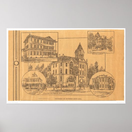 南カリフォルニア大学(1805C) ポスター (正面)