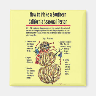 南カリフォルニア季節人マグネット マグネット