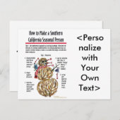 南カリフォルニア季節者はがき ポストカード (正面/裏面)