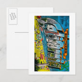 南カリフォルニア州 – ラージ・レター・シーン ポストカード (正面/裏面)