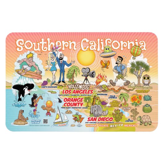 南カリフォルニア磁石 マグネット (横)