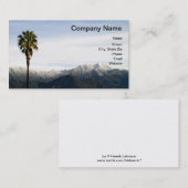 南カリフォルニア雪 名刺 (正面/裏面)