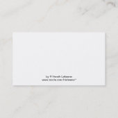 南カリフォルニア雪 名刺 (裏面)