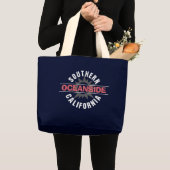 南カリフォルニア-オーシャンサイド ラージトートバッグ (正面(商品))
