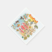 南カリフォルニア スタンダードカクテルナプキン (角)