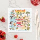 南カリフォルニア スタンダードランチョンナプキン (インサイチュ)