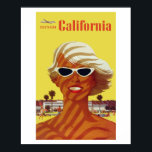 南カリフォルニア（ヴィンテージ広告） ポスター<br><div class="desc">古いポスターから撮影された素晴らしいヴィンテージのポスター。ベクトル化された写真。高品質.</div>