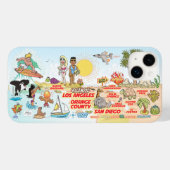 南カリフォルニア Case-Mate iPhoneケース (裏面 (横))